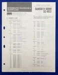 Original Sansui D-300M SC-M33 / Cassette Deck Schematic & Parts List Manual. Fixed Price $12.95.