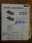 Sharp RD-661 651 Av Service Manual Original Repair Book Tape Deck Player. Fixed Price $20.00.
