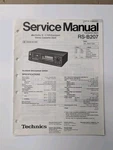 Technics RS-B207 Cassette Deck Service Manual D-4972. Fixed Price $54.95.