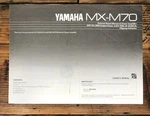 Yamaha MX-M70 Amplifier Owners / User Manual *original*. Fixed Price $19.97.