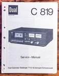 Dual Cassette Player Service Manual *original*. Fixed Price $19.97.