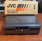 Jvc TD-W317 Double Cassette Deck. Great Condition. Fixed Price $180.00.