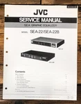 Jvc SEA-22B Graphic Equalizer Service Manual *original*. Fixed Price $19.97.