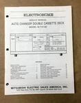 Mitsubishi M-T4100 Cassette Service Manual *original*. Fixed Price $24.97.