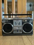 Hitachi TRK-8180 Boombox Radio Cassette New Belts Serviced Vintage Japan Am Fm. Fixed Price $460.00.