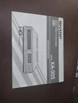 Sharp XA-305 Vhs Recorder Instructions. Fixed Price $18.95.