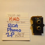 Nad 527-421201 Rca Terminal Phono 2P 7225 Pe Stereo Receiver. Fixed Price $7.48.
