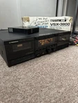 Pioneer Ct W770R Stereo Double Cassette Deck Works No Remote. Fixed Price $175.00.