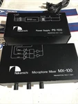 Nakamichi PS-100 Power Supply And MX-100 Microphone Mixer. Fixed Price $149.99.
