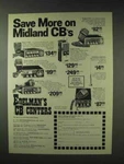 1976 Midland Cb Radio 13-883 13-857 13-796. Fixed Price $19.99.