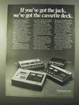 1971 Panasonic Cassette Deck Ad RS-270US, RS-275US. Fixed Price $19.99.