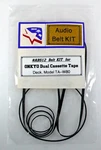 Belt Kit For Onkyo Dual Cassette Tape Deck Model TA-W80. Fixed Price $21.01.
