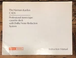 Harman Kardon CAD5 Cassette Owners / User Manual *original*. Fixed Price $19.97.