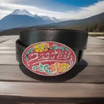Silver Creek Usa Belt Destiny Leather Size 26 Nwt C90033. Fixed Price $28.95.