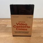 Realistic Universal Video Cassette Cases Vhs Tape Storage Boxes Of 3 New. Fixed Price $18.00.