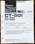 Pioneer CT-405 CT-450 CT-501 Cassette Service Manual *original*. Fixed Price $19.97.