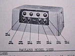 Rauland 1835 Tube Amplifier Photofact. Fixed Price $6.50.