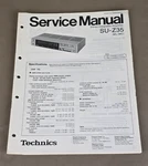 Technics Stereo Integrated Amplifier SU-Z35 Service Manual D-4575. Fixed Price $54.95.
