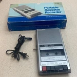Vintage Radio Shack CTR-70 Portable Cassette Recorder Tandy Realistic. Fixed Price $21.95.