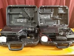 Lot Of 2 Vintage Sears Solid State Ccd Vhs Movie Cameras W/ Cases & Accessories. Fixed Price $39.99.