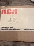 Vintage Rca 144863 Vhs Drum Motor Assembly Selectavision Vcr Servo Head. Fixed Price $120.00.