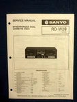 Sanyo RDW39 / Synchronized Dual Cassette Deck Original Service Repair Manual. Fixed Price $14.94.