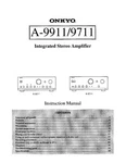 Onkyo Integra A-9911 Amplifier Owners Instruction Manual. Fixed Price $22.24.