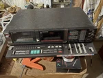 Aiwa WX-220 Stereo Double Cassette Tape Deck Dolby B/c Nr Headphone Jack Black. Fixed Price $74.50.