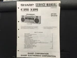 Original Sharp Service Manual For Gf Model Boomboxes Radios Select One. Fixed Price $7.98.
