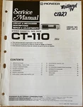 Pioneer CT-110 Stereo Cassette Tape Deck Original Service Repair Manual. Fixed Price $14.94.