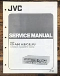 Jvc KD-A66 Cassette Service Manual *original*. Fixed Price $24.97.