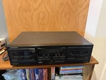 Vintage Pioneer Stereo Dual Cassette Tape Deck Player Recorder CT-W301. Fixed Price $49.99.