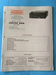 Superscope Service Manual Model CA-20 Original Dash Cassette Stereo. Fixed Price $11.99.