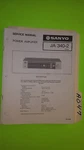 Sanyo Ja 340 2 Service Manual Original Repair Book Stereo Power Amplifier. Fixed Price $19.98.