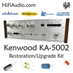Kenwood KA-5002 Rebuild Restoration Recap Upgrade Kit Repair Filter Capacitor. Fixed Price $165.00.