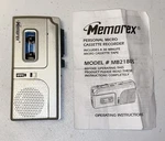 Memorex MB2180 Handheld Microcassette Recorder Silver - Tested. Fixed Price $6.99.