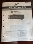 Jvc TD-W85J TDW85J Tape Deck Repair Service Manual From The Usa **original**. Fixed Price $13.99.