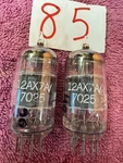 Ge 12AX7 7025 Short Grey Plate Quad Mcintosh Scott Fisher Preamplifier Tubes. Fixed Price $39.95.