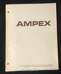 Original Ampex Micro 24/32 Cassette Recorder Maintenance Manual. Fixed Price $14.95.