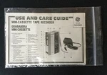 Vintage Portable Cassette Tape Recorder Model 3-5322 Instruction Manual. Fixed Price $9.99.