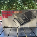 Sanyo Portable Cassette Player Recorder Slim 2 Built In Condenser Microphone. Fixed Price $22.99.