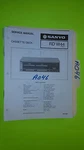 Sanyo Rd W44 Service Manual Original Repair Book Stereo Tape Deck Player. Fixed Price $19.98.