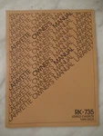 Lafayette Model RK-735 Tape Deck Owners Manual Original. Fixed Price $15.95.
