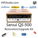 Sansui QS-500 Rebuild Restoration Recap Upgrade Kit Repair Capacitor. Fixed Price $165.00.