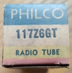 1) Philco 117Z6GT Electronic Vacuum Tubes Amp Stereo Ham Radio Transceiver. Fixed Price $12.50.