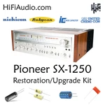 Pioneer SX-1250 Rebuild Restoration Recap Upgrade Kit Repair Filter Capacitor. Fixed Price $345.00.