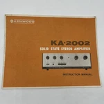 Kenwood KA-5002 Solid State Stereo Amplifier Instruction Manual Original. Fixed Price $20.97.