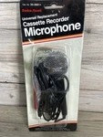 Realistic Radio Shack 33-2001A Dynamic Mike Cassette Recorder Microphone Sealed. Fixed Price $19.58.
