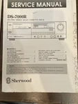Sherwood DS-7000R DS7000R Service Manual **original**. Fixed Price $19.99.