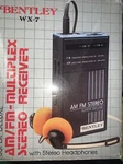 Vintage Bentley WX-7 Am/fm Multiplex Stereo Receiver W/ Headphones Box. Fixed Price $20.00.